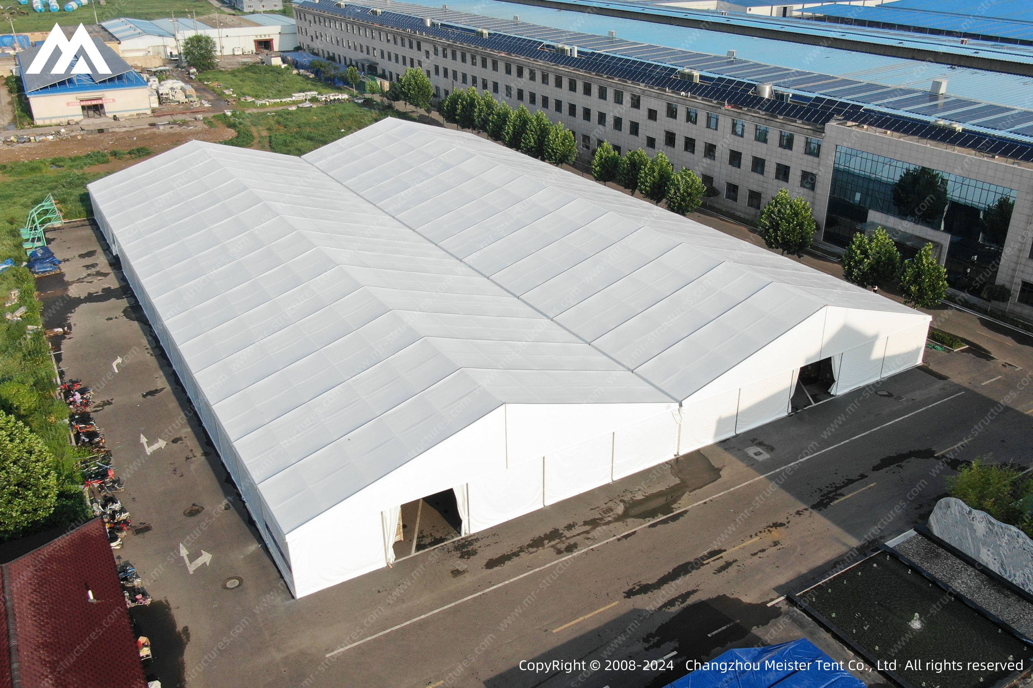 Carpas temporales grandes de almacenamiento de aluminio