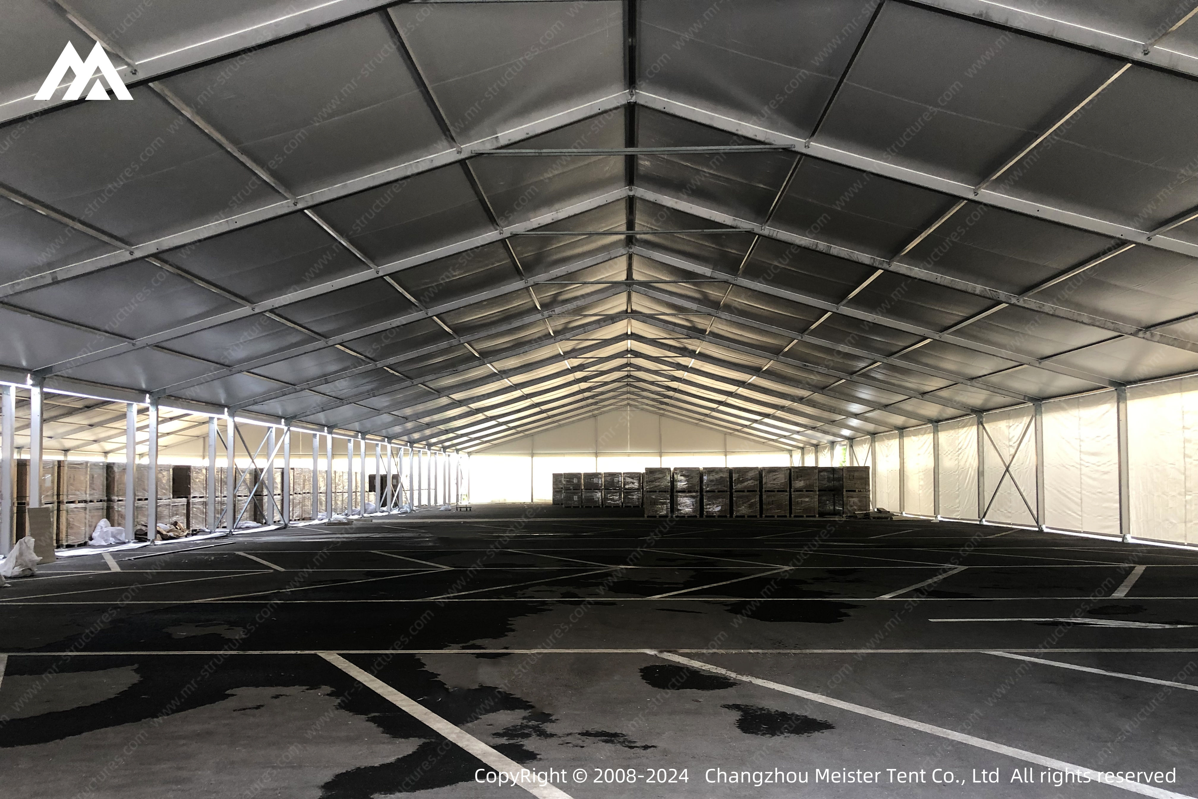 Carpas temporales grandes de almacenamiento de aluminio