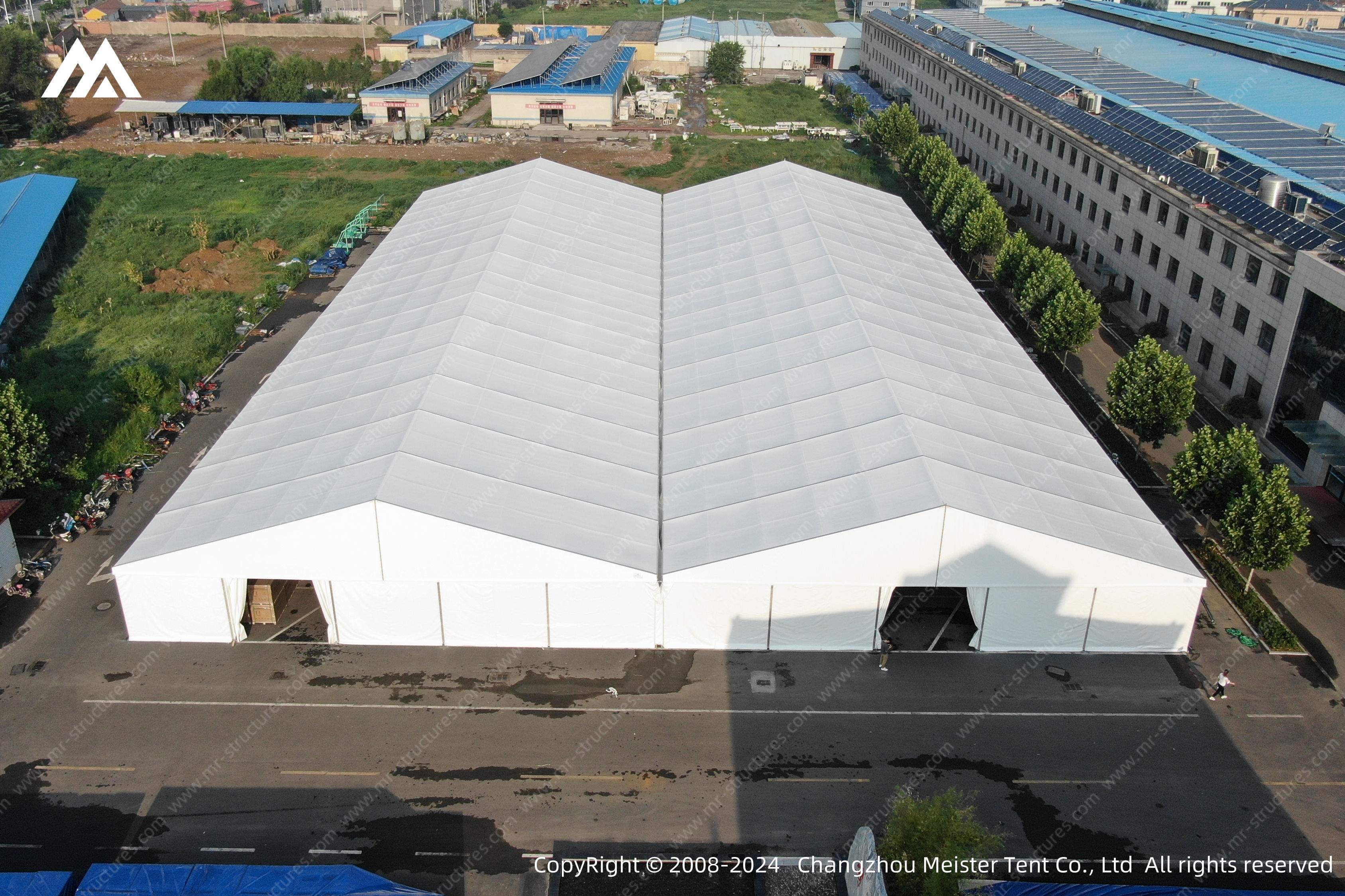 Carpas temporales grandes de almacenamiento de aluminio