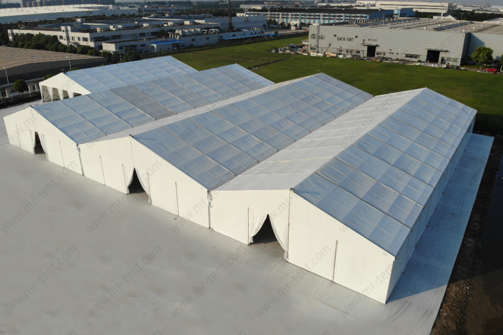 4 juegos de carpas de aluminio para almacén de 20 m