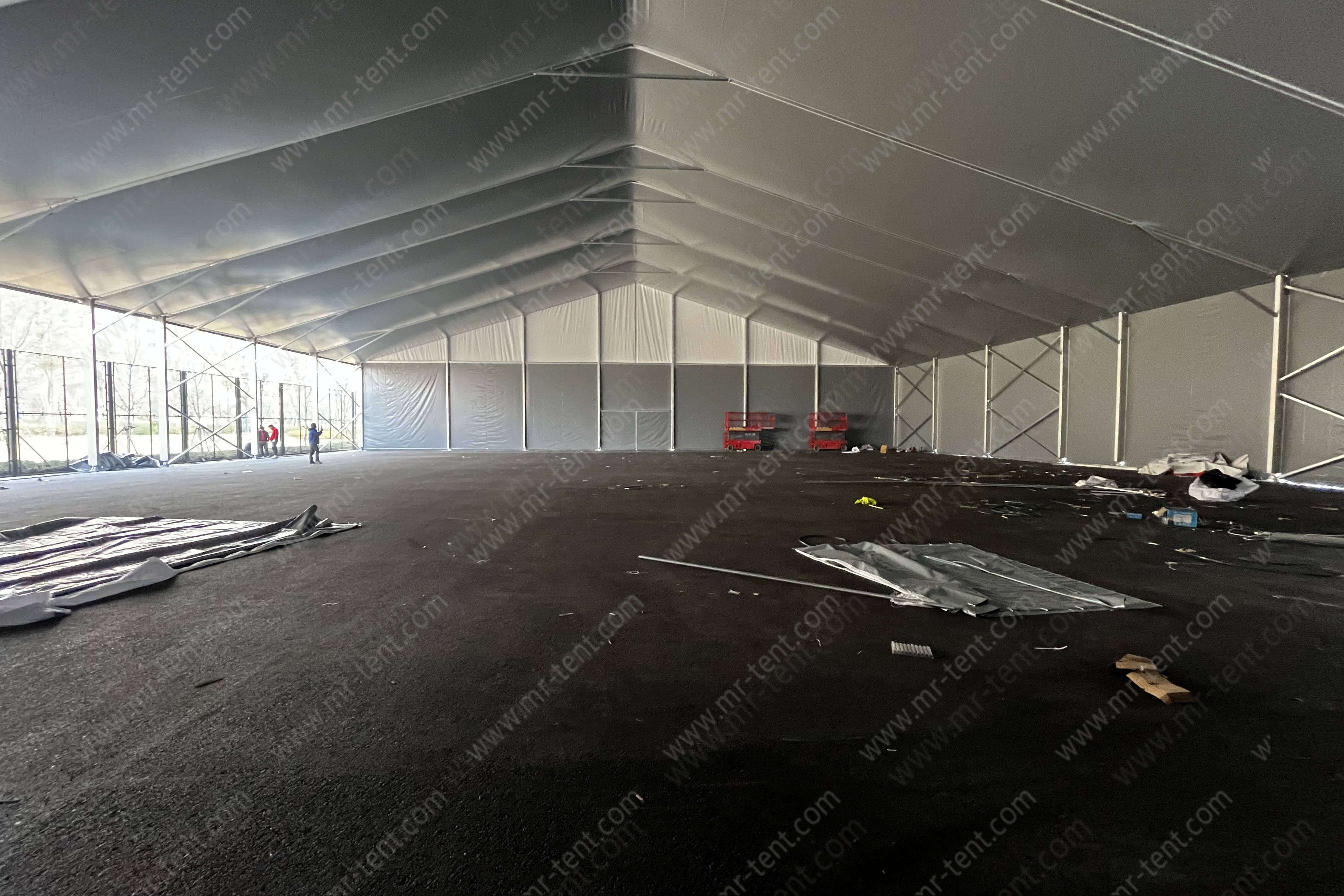 Carpa de tenis y deportes personalizada de 37 m