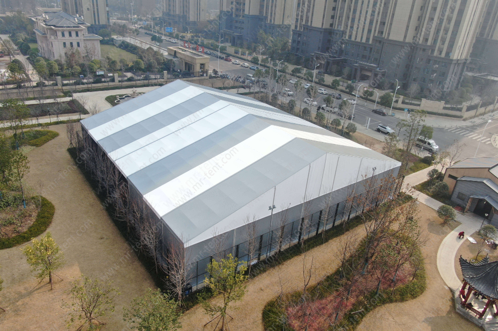 Carpa de tenis y deportes personalizada de 37 m