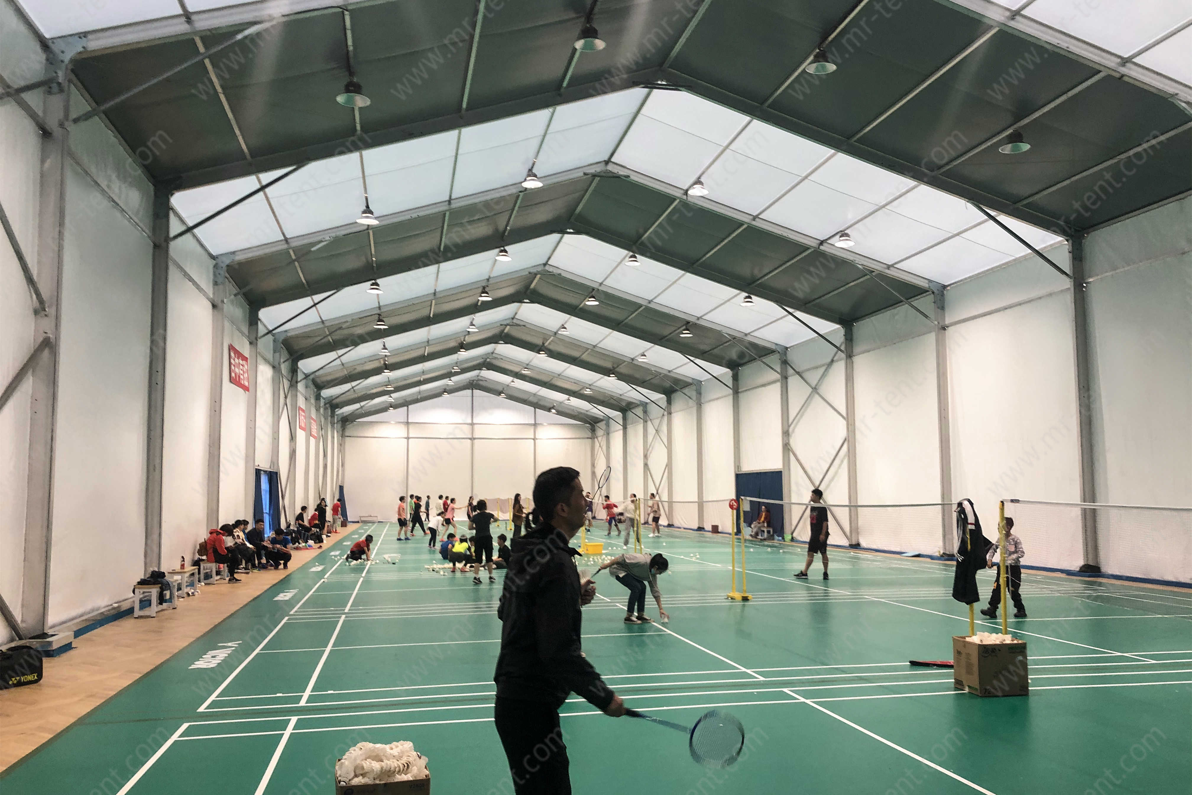 ‌Carpas grandes temporales de alta resistencia para eventos de fútbol, bádminton, baloncesto y tenis‌