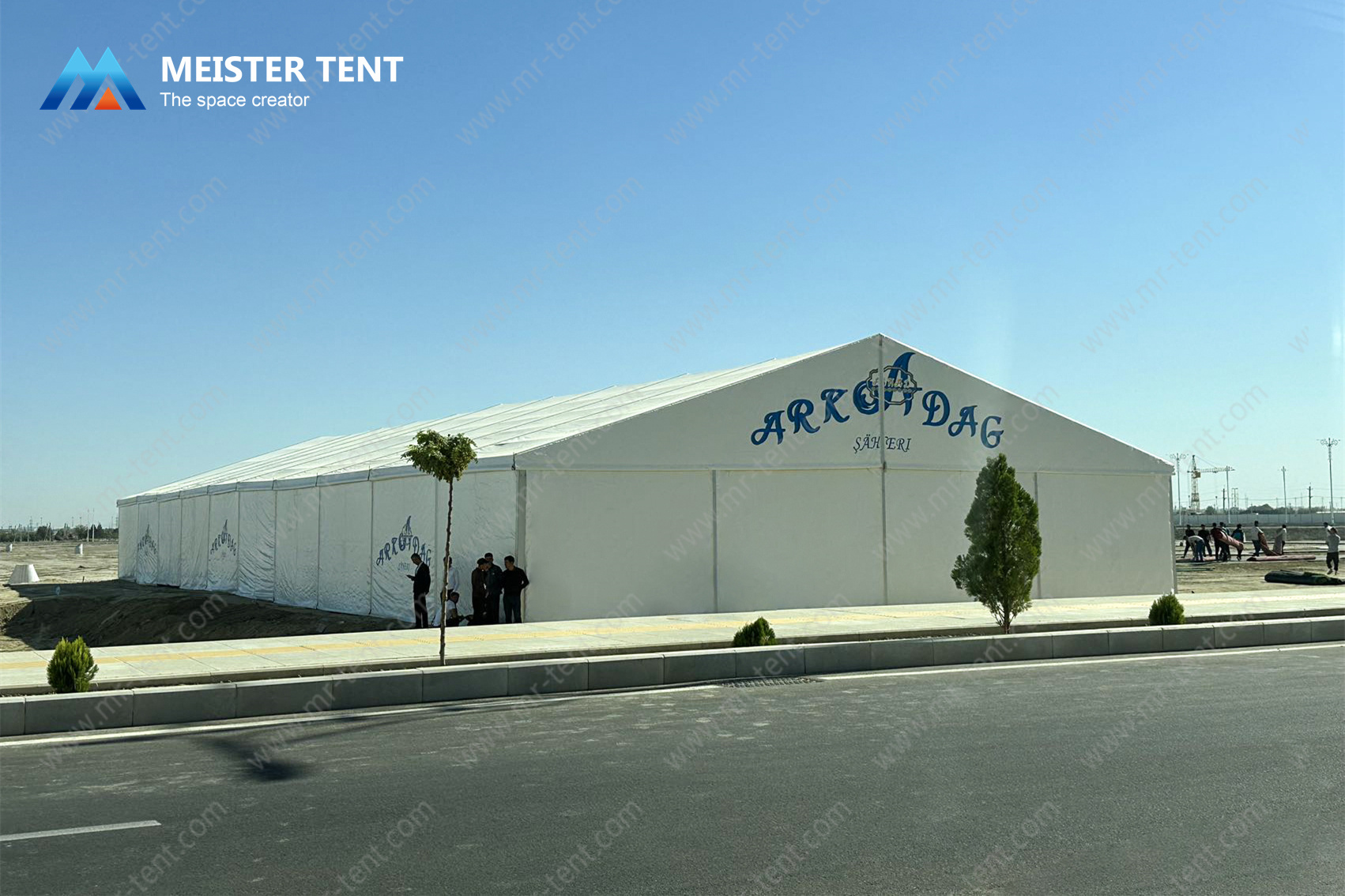 Carpa Personalizada de Estructura de Aluminio 20×50m para Eventos y Fiestas