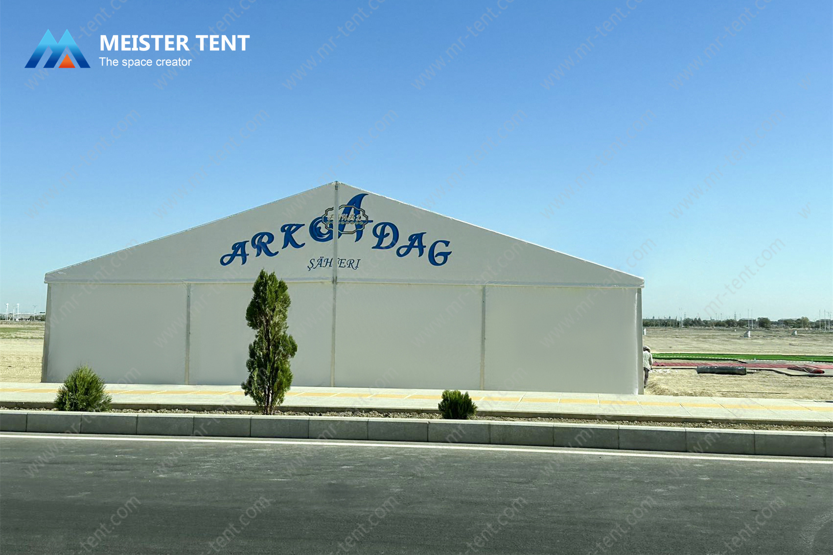 Carpa Personalizada de Estructura de Aluminio 20×50m para Eventos y Fiestas