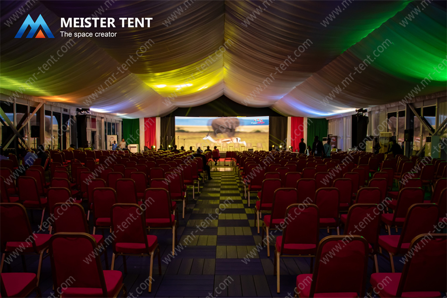 Carpa Temporal Grande para Reuniones y Eventos con Capacidad para 1000 Personas