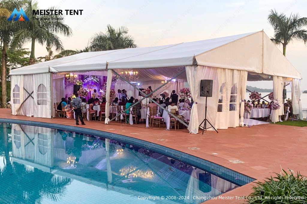 Carpa modular de aluminio para eventos sociales 500 personas