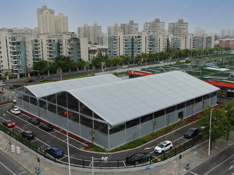 Carpa grande de 30×50 m para pádel, tenis y pickleball