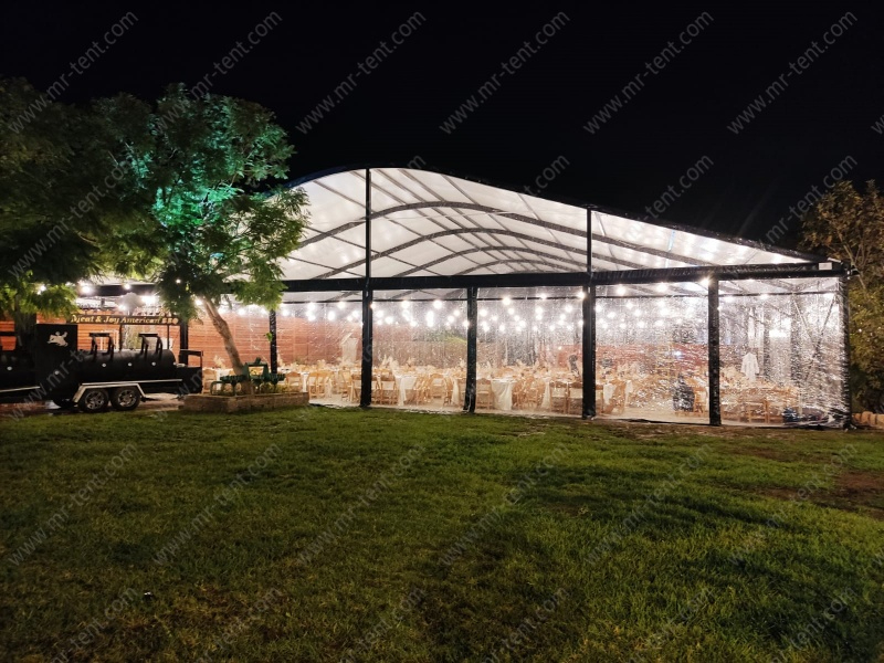 Carpa Transparente Arcum para Restaurantes