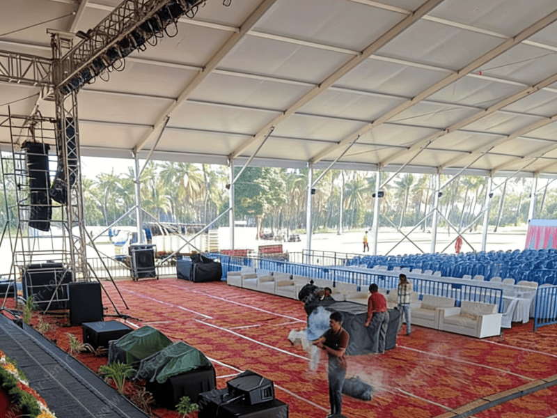 Carpa Temporal Grande para Reuniones y Eventos con Capacidad para 1000 Personas