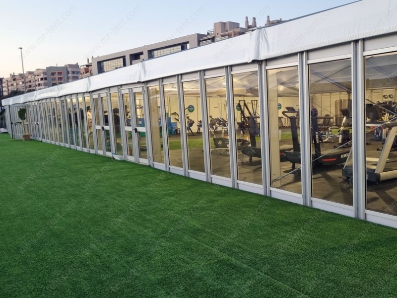 Carpa de gimnasio grande 20×50m