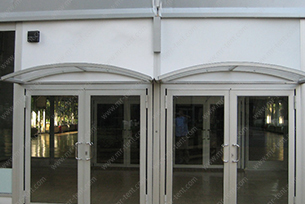 Puerta de vidrio doble