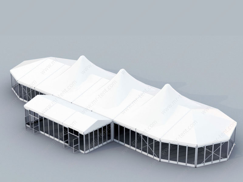 Carpas grandes permanentes para conferencias y eventos al aire libre para 500 personas