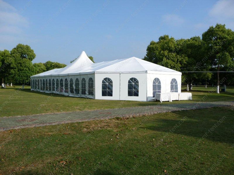 Carpas blancas para bodas, fiestas y eventos mixtos para iglesias con estructura de aluminio