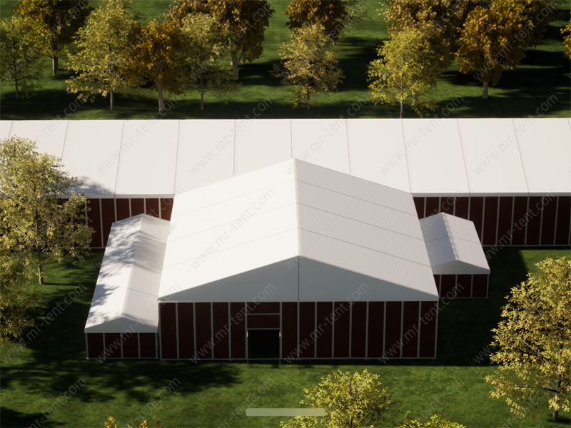 Carpas comerciales blancas para eventos con estructura de aluminio