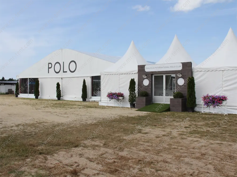 Gran carpa mixta móvil de estructura de aluminio para ferias comerciales