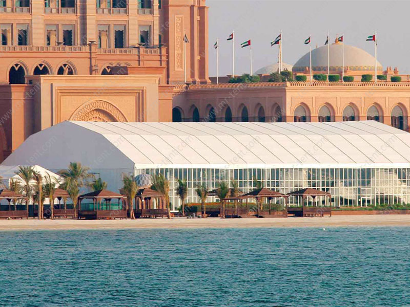 Carpas poligonales para piscinas al aire libre y eventos deportivos