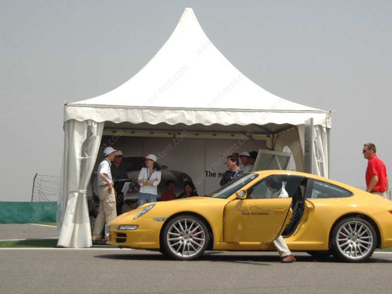 Carpas pagoda móviles de aluminio de alta calidad para exposiciones al aire libre de 8x8 m