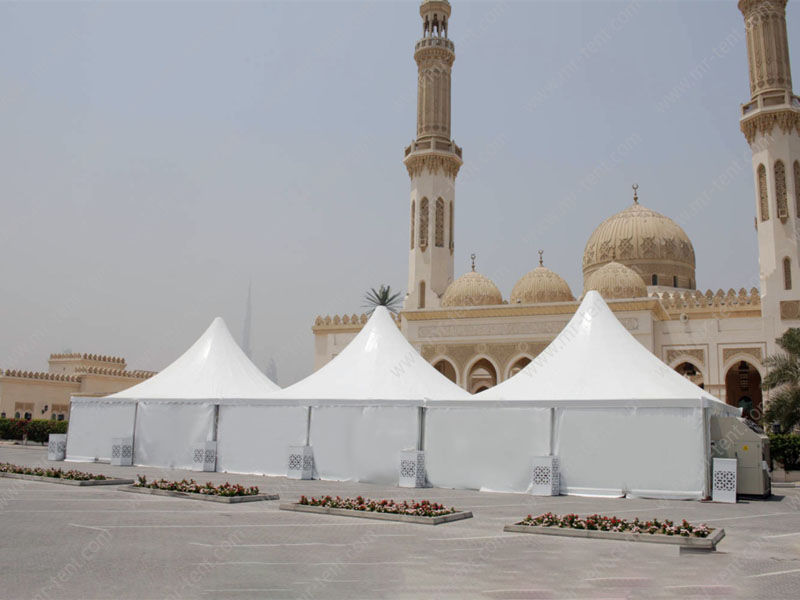 Carpas pagoda de jardín al aire libre de 5x5 m para mercadillos, fiestas o recepciones