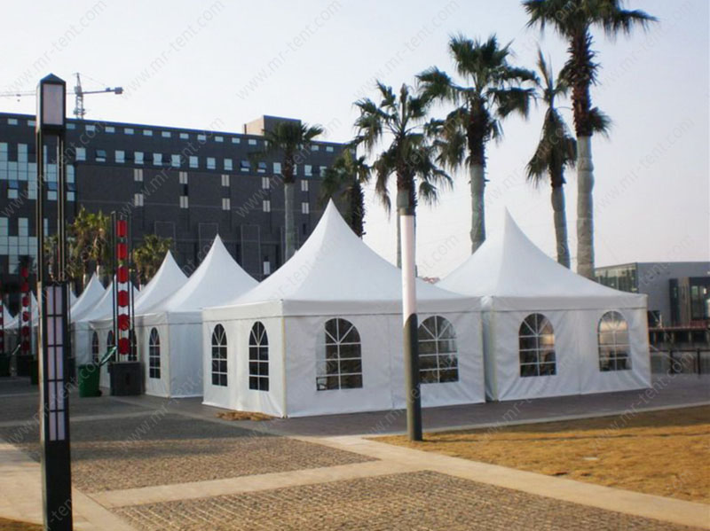 Carpas pagoda resistentes a los rayos UV para fiestas en jardines y eventos chinos