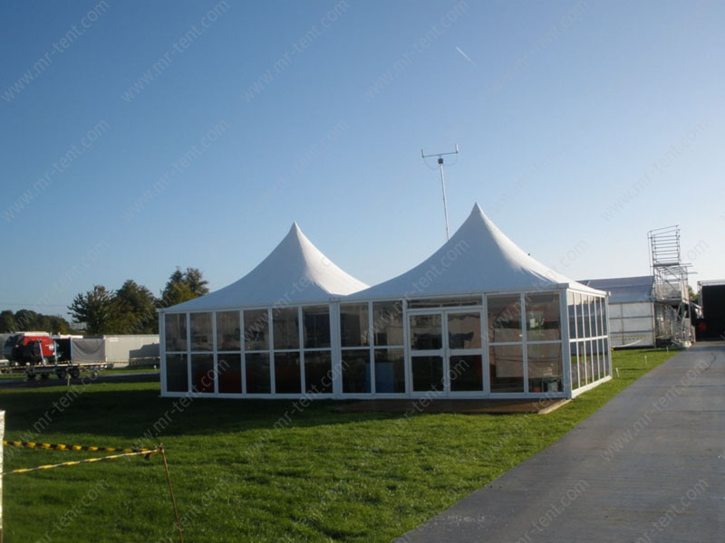 Carpas pagoda de lujo al aire libre de 10x10 m para bodas y eventos