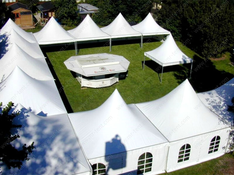 Carpas pagoda de jardín de 5x5, 8x8, 10x10 para mercadillos, fiestas o recepciones