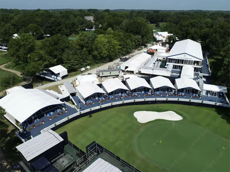 Carpas deportivas arqueadas móviles de estructura de aluminio populares