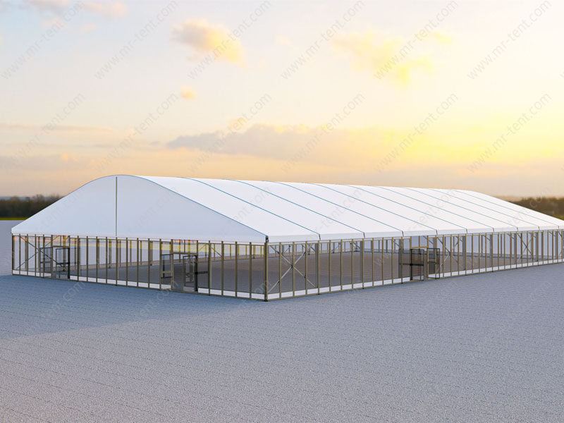 Carpas para fiestas de 30x35 m con paredes de vidrio