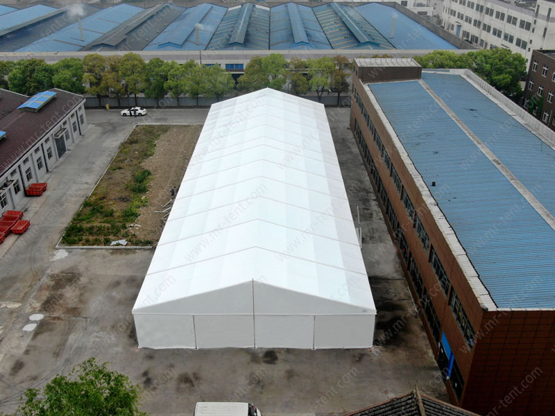 Carpas industriales grandes permanentes de 60 m para almacenamiento exterior