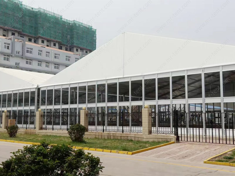 Carpas comerciales para 500 personas con paredes de vidrio a la venta
