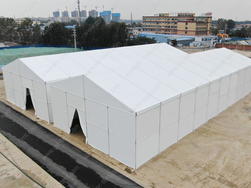 Carpas industriales grandes de 2000 m² con estructura de aluminio