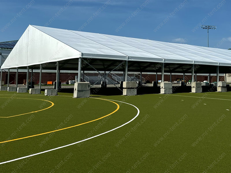 Estructura temporal para eventos con carpa para canchas deportivas de 30 m al aire libre