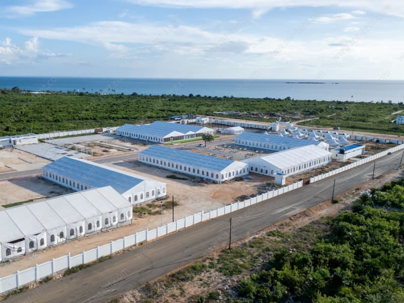 ‌Carpa marquesina china 20x50m para exposiciones de gran tamaño‌