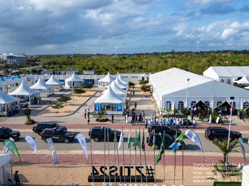 Carpa grande modular para eventos y exposiciones