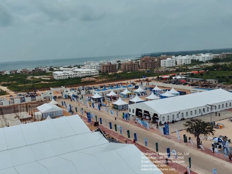 Carpa grande modular para eventos y exposiciones