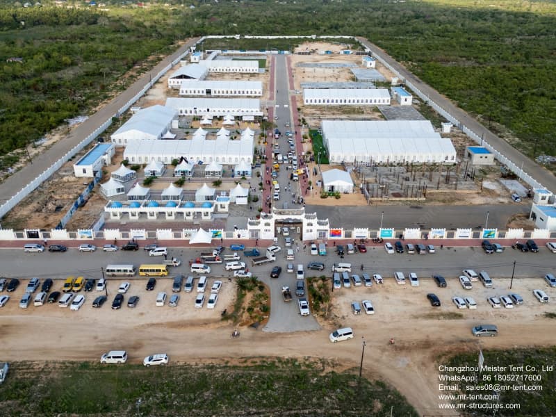 Carpa grande modular para eventos y exposiciones