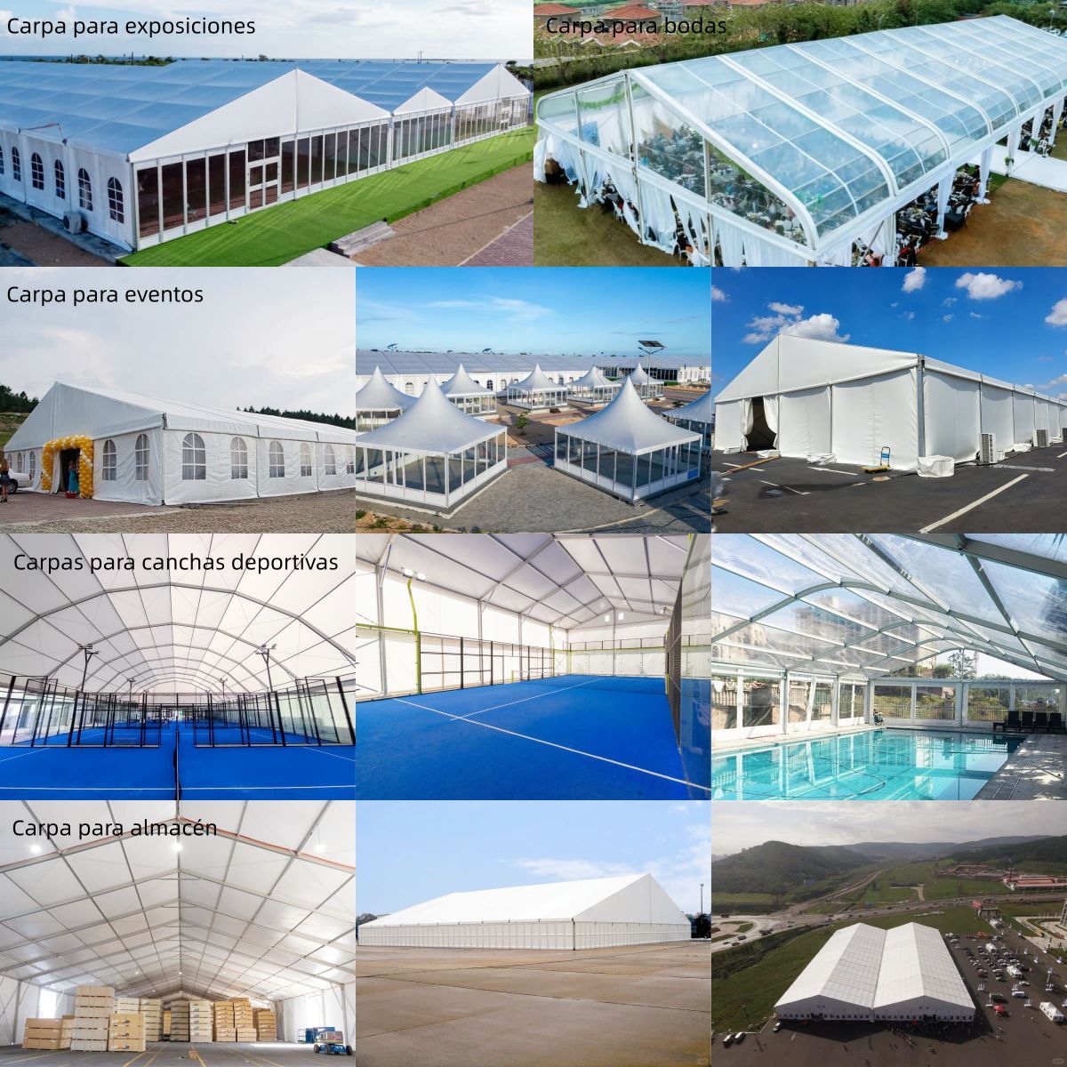 Carpa grande para eventos Carpa grande para eventos