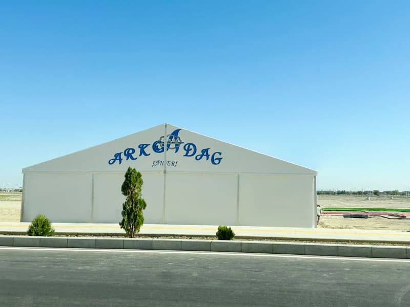 Carpa grande blanca para eventos 500–1000 personas
