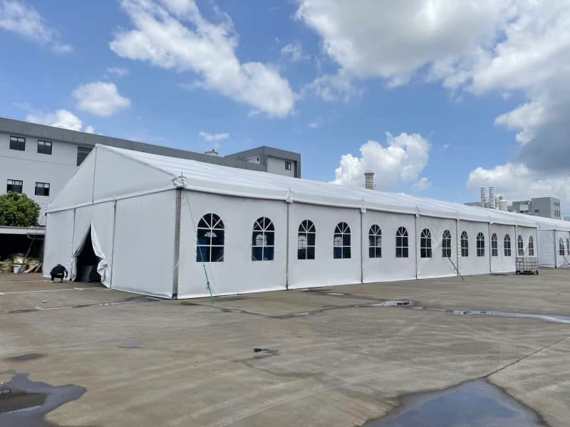 Carpa grande blanca para eventos 500–1000 personas