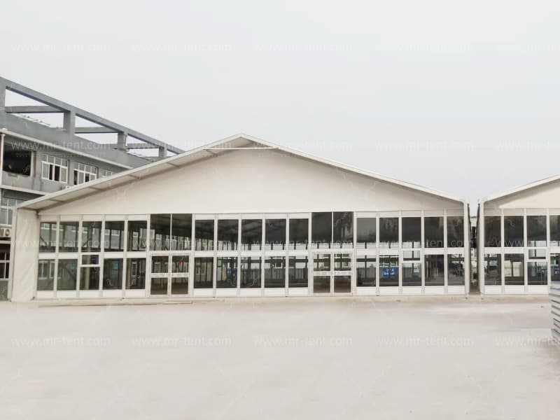 Carpa para eventos con paredes de vidrio 500–1000 personas