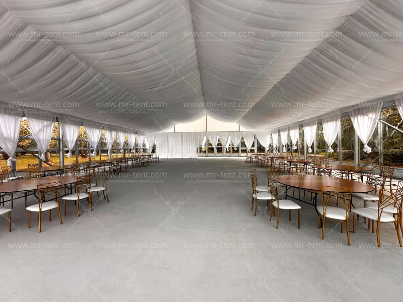 Carpa grande blanca para eventos 500–1000 personas