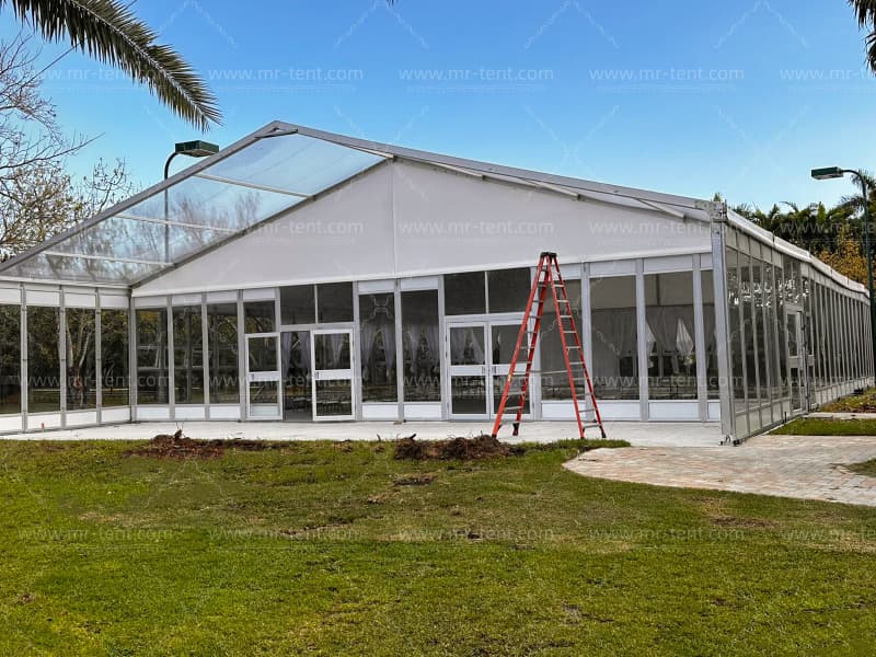 Carpa grande blanca para eventos 500–1000 personas