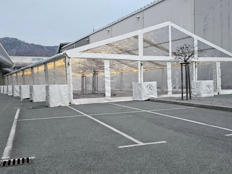 Carpa de boda de aluminio para 300–1500 personas