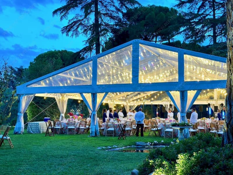 Carpa de boda de aluminio para 300–1500 personas