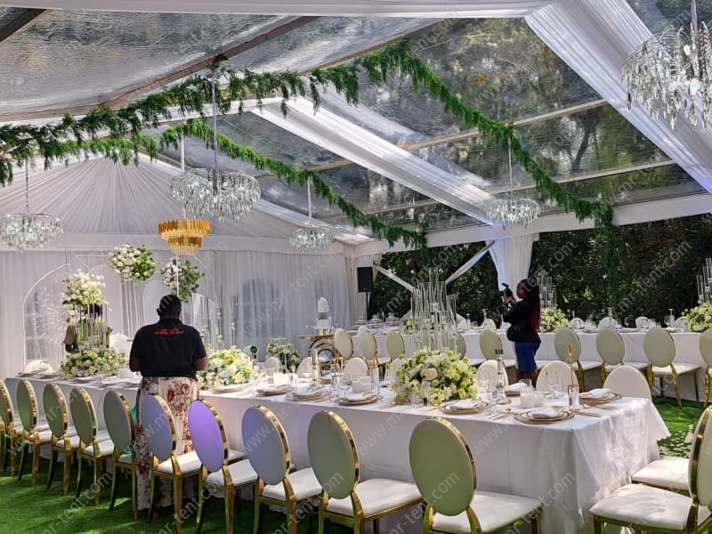 Carpa de boda de aluminio para 300–1500 personas