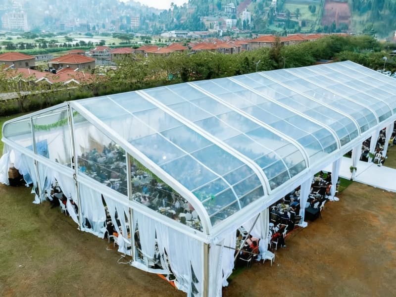 Carpa de boda de aluminio para 300–1500 personas