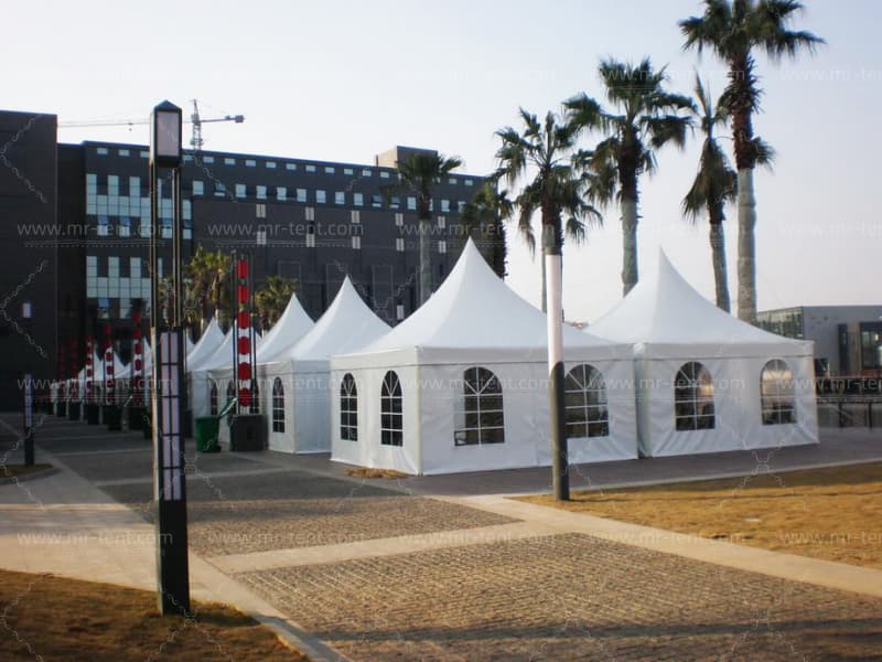 Carpas pagoda para eventos y bodas de 5×5m, 8×8m y 10×10m