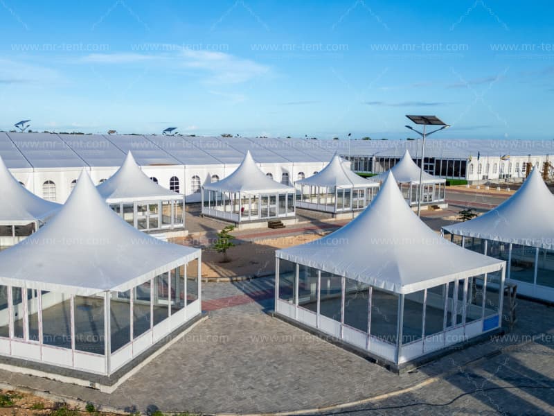 Carpas pagoda para eventos y bodas de 5×5m, 8×8m y 10×10m